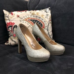 Massimo Gold Glitter Shoes